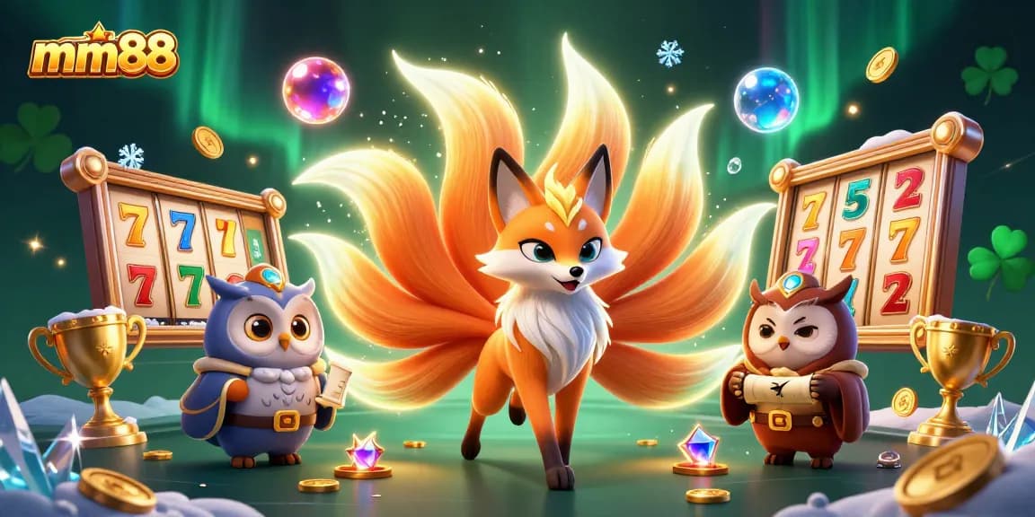Experience thrilling gameplay and big wins at mm88 with vibrant casino elements and character interactions.