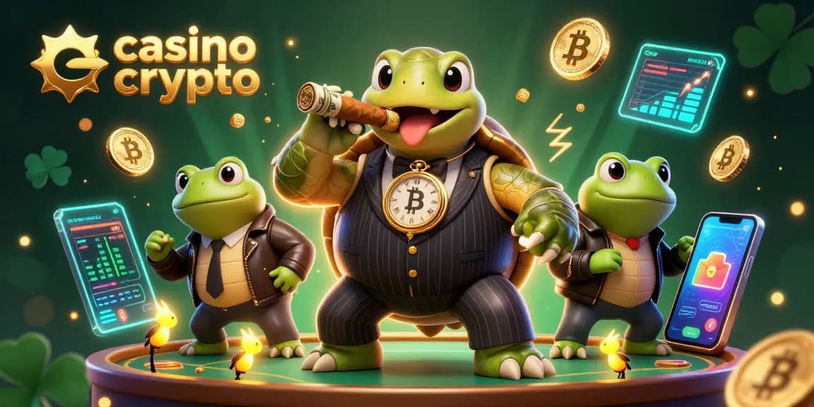 Plongez dans l'univers des jeux sur un casino crypto avec une ambiance captivante et des personnages uniques.