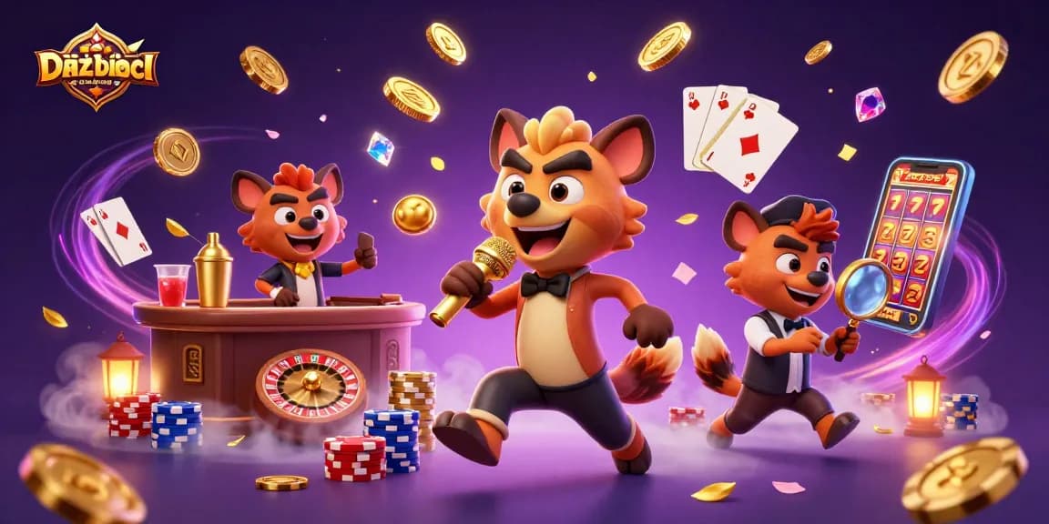 Experience daidichxacsong's thrilling casino fun, featuring hyenas in a crowded comedy club!