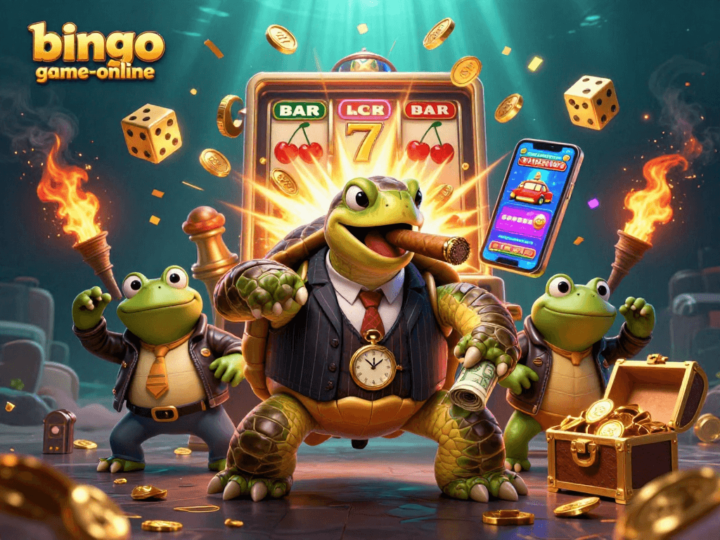 Engaging jackpot bingo scene featuring bingo-game-online with colorful casino elements and thrilling character action.