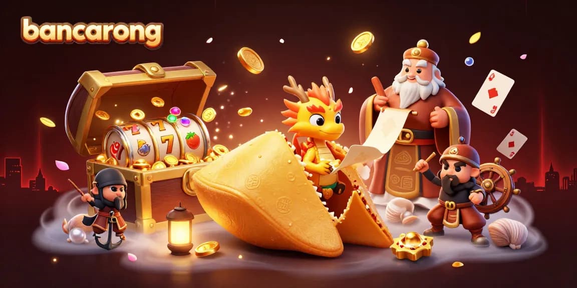 Bancarong players engage with a dynamic scene of fortune and strategy in an action-packed casino environment.