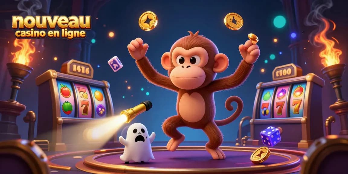 Découvrez un nouveau casino en ligne avec un singe poltergeist et un chiot chasseur de fantômes captivants.