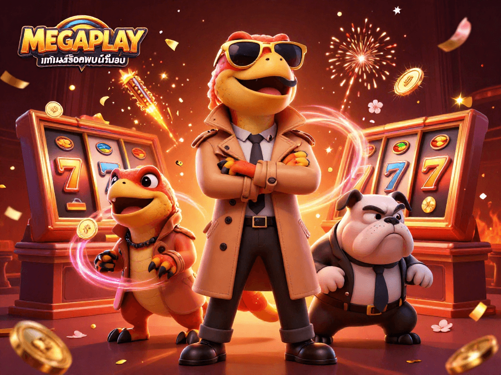 เล่น MEGAPLAY เกมสล็อตบนมือถือ กับภาพลักษณ์ที่เต็มไปด้วยการเฉลิมฉลองและการเสี่ยงโชค