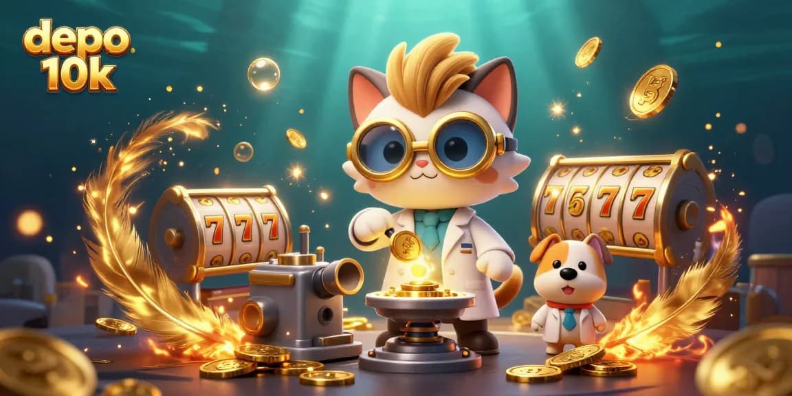 Mainkan slot gacor depo 10k dengan kemenangan besar dalam ilustrasi 3D yang menarik.