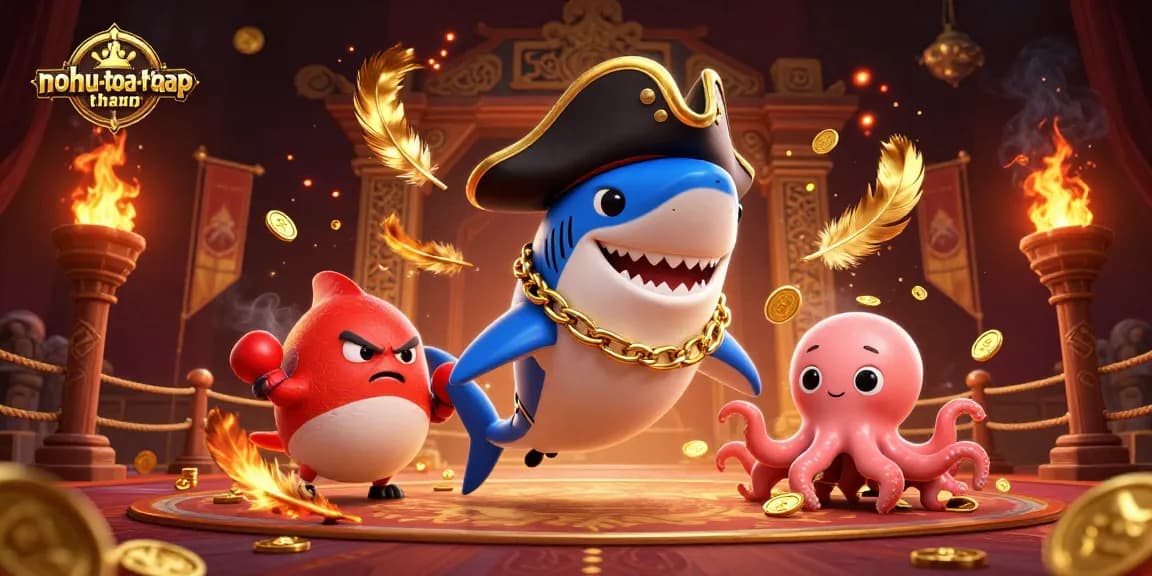 Experience the excitement of nohu-toa-thap with vibrant characters and gameplay elements.