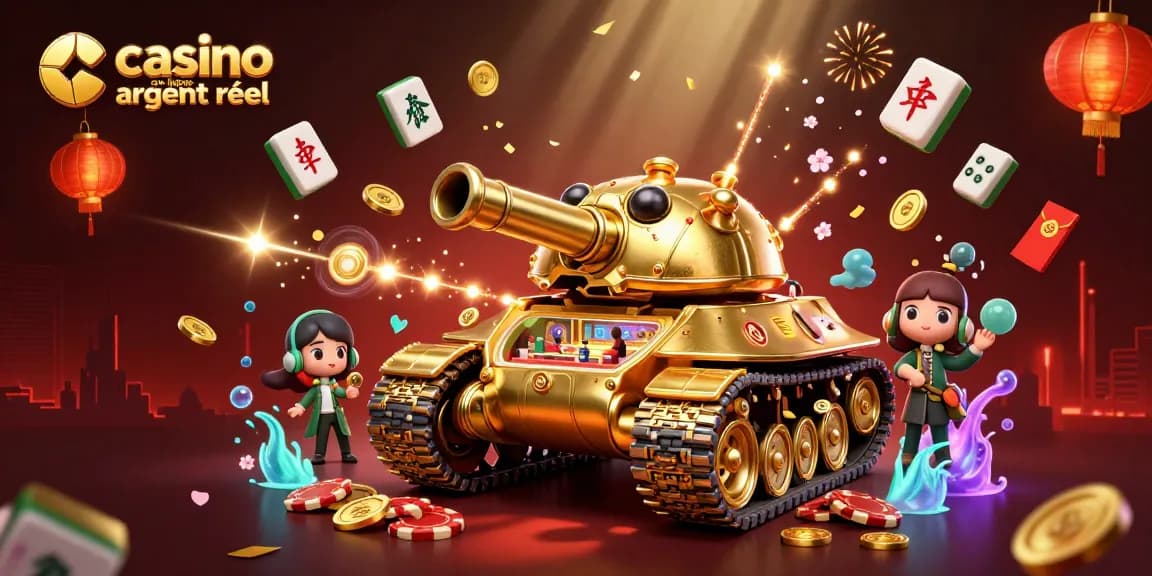 Profitez des gains au casino en ligne argent réel avec une illustration immersive et dynamique.