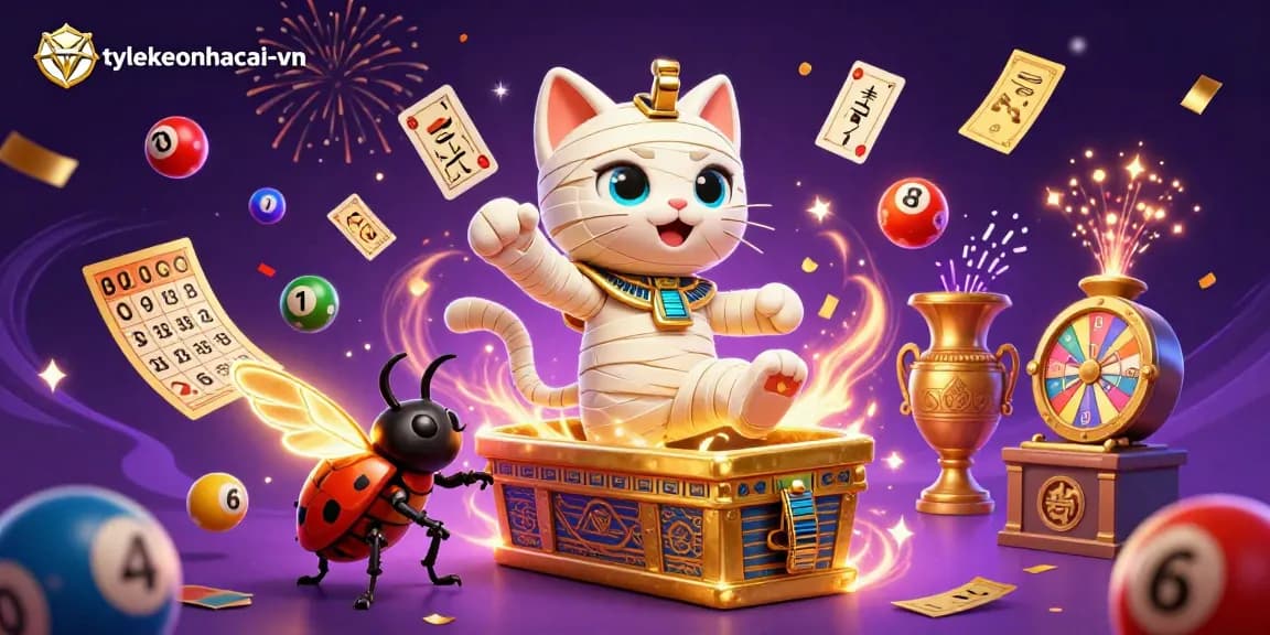 Experience the thrill of gaming at tylekeonhacai-vn with an Egyptian-themed casino adventure.