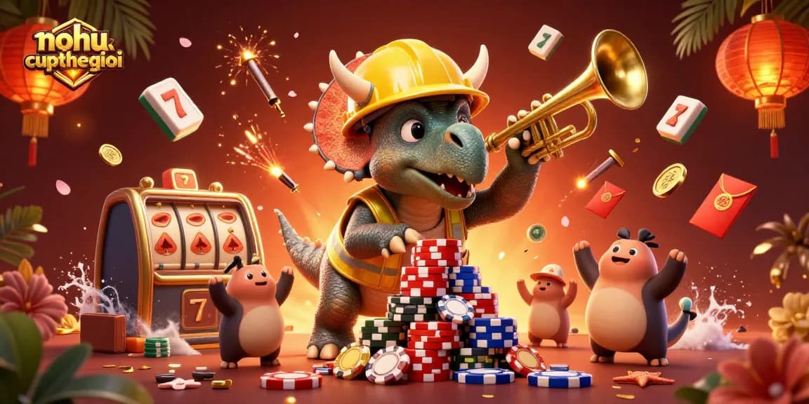 Engage in exciting casino action with nohu-cupthegioi featuring vibrant gaming atmosphere and fun characters.
