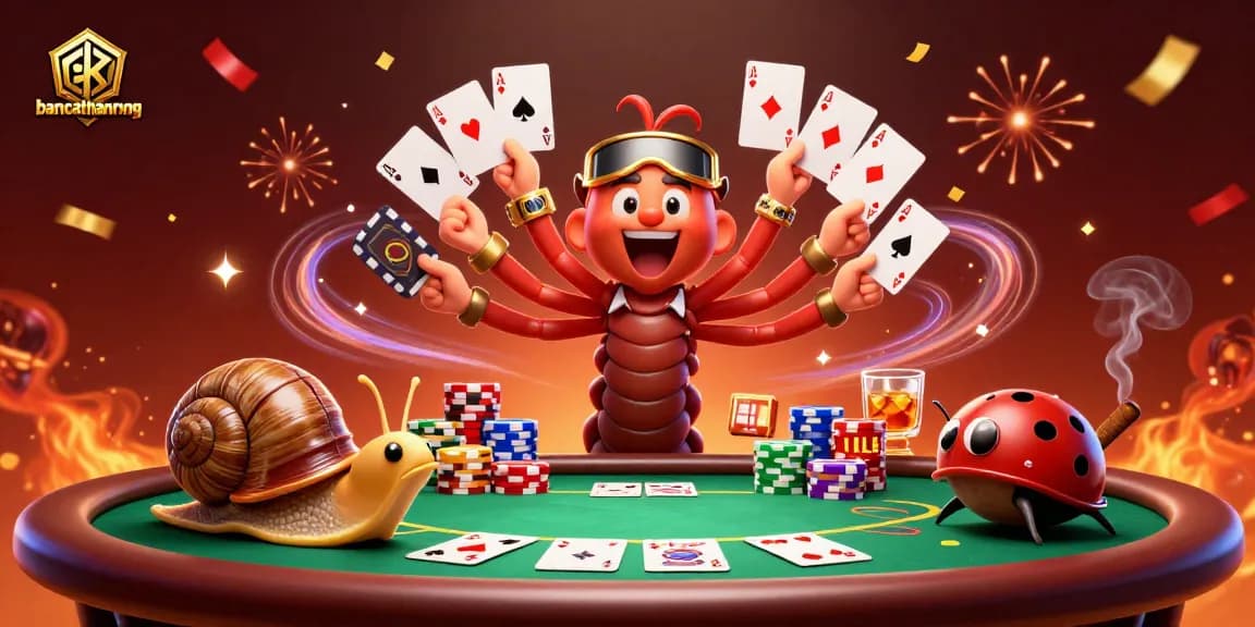 Engage with bancathanrong's thrilling poker excitement featuring unique 3D characters and rich game elements.