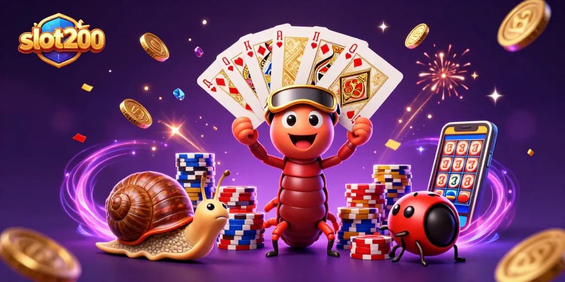 Experience thrilling wins at slot200 with vibrant casino characters and dynamic game elements.