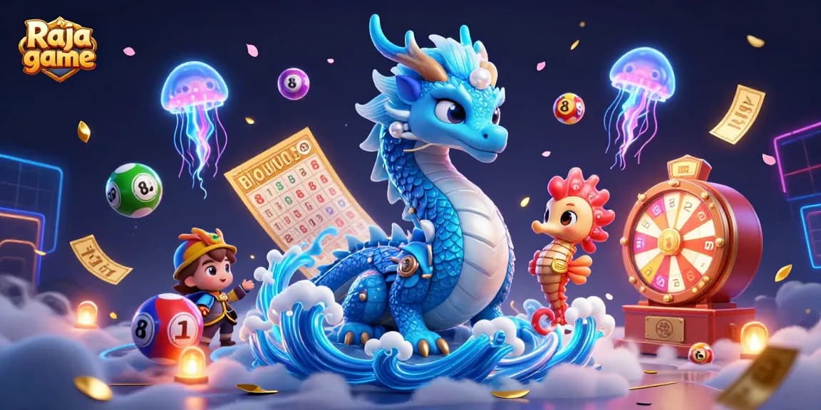 Engage in the thrilling Raja game experience with vibrant lottery elements and dynamic visuals.