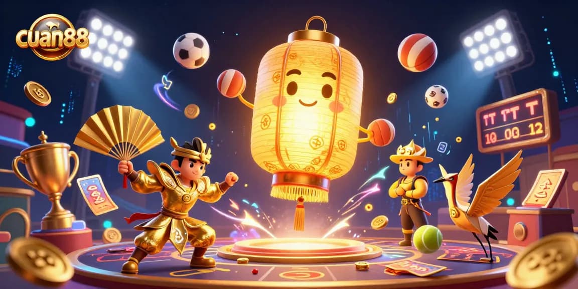 Experience the thrill of cuan88 at the casino with dynamic elements and vibrant characters.