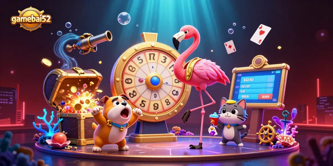 Experience thrilling gameplay in gamebai52 with exciting prizes and vibrant casino elements.