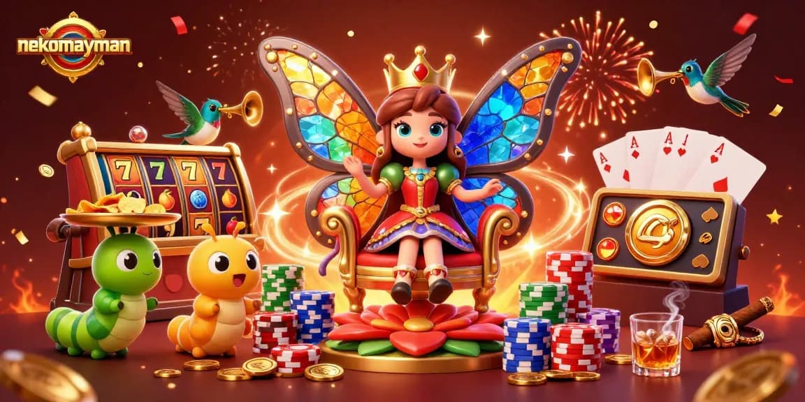 Experience the excitement of Neko May Mắn with vibrant slot reels and delightful 3D characters.