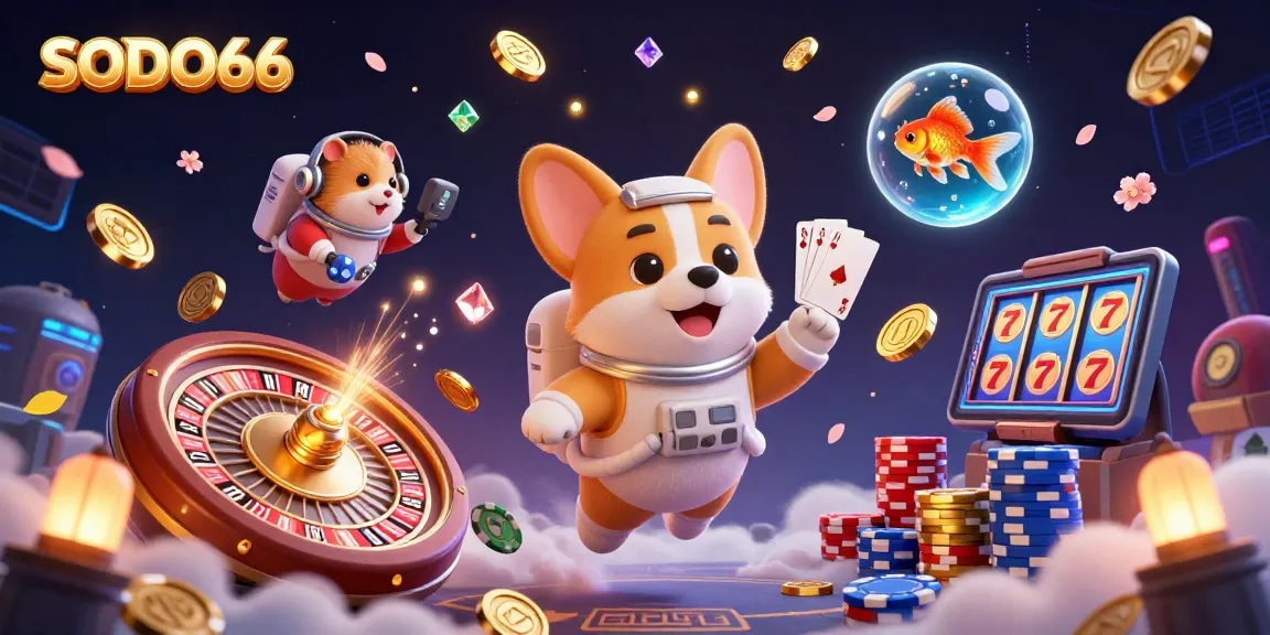 SODO66 gamers elevate their excitement in a vibrant casino atmosphere bursting with energy and rewards.