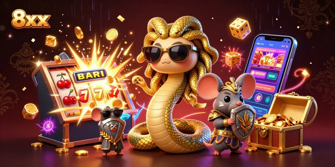 Engage with the exhilarating world of 8xx through dynamic casino elements and enchanting characters.