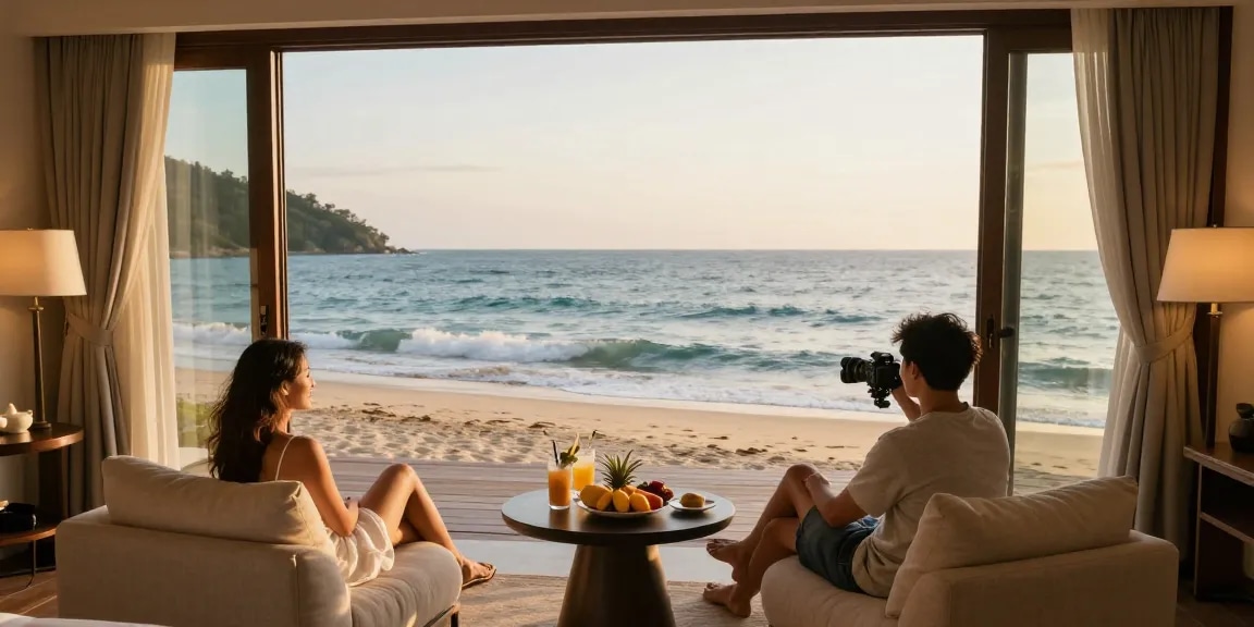 Experience relaxing 여수op services with ocean view in a serene setting.