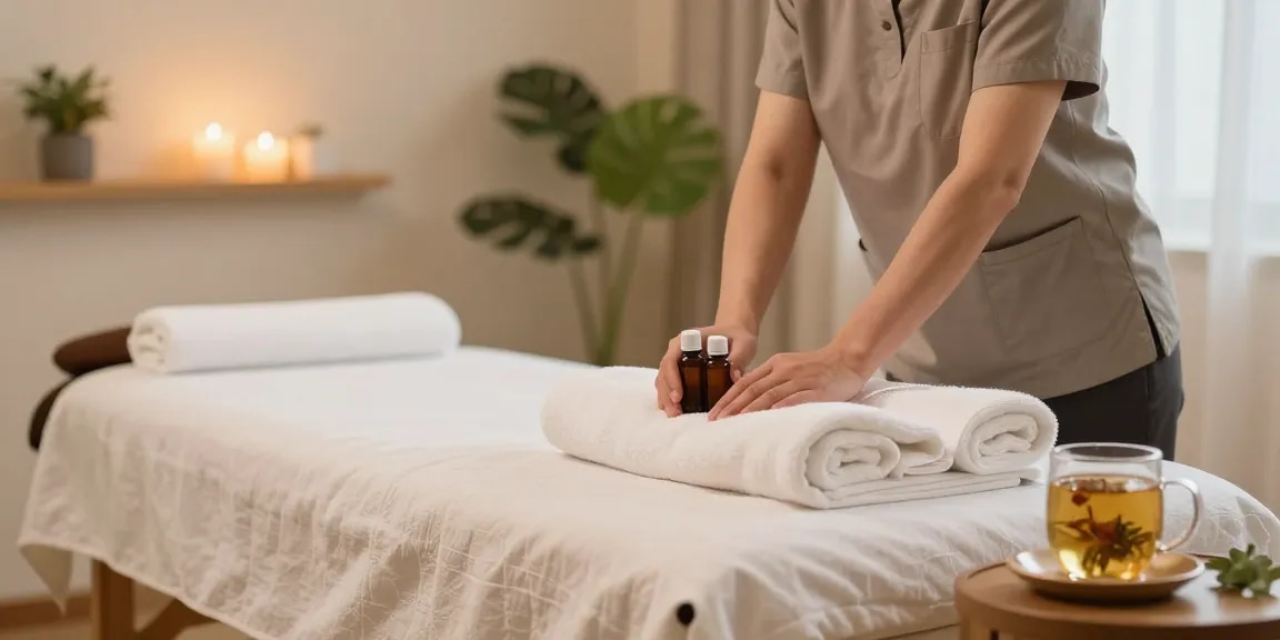 Experience the comfort of 안산출장안마 with a professional massage therapist in a serene environment.