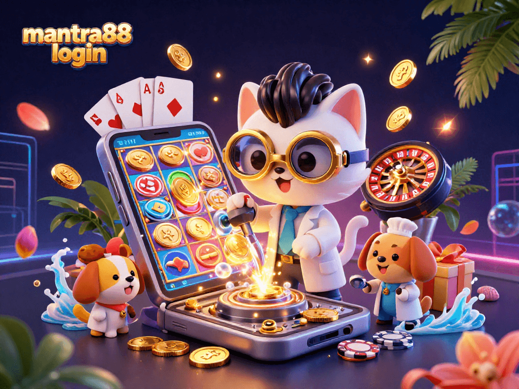 Spin the reels with mantra88 login and join the vibrant 3D casino adventure!