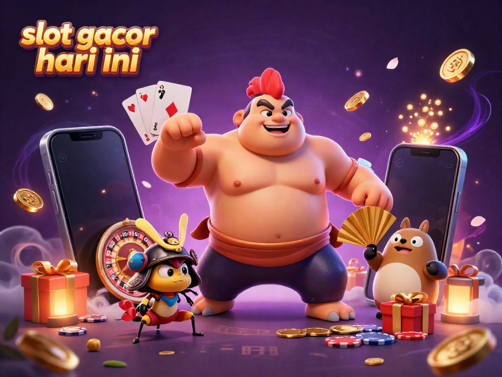 Slot gacor hari ini menampilkan ilustrasi kartun 3D dengan karakter unik dari kasino