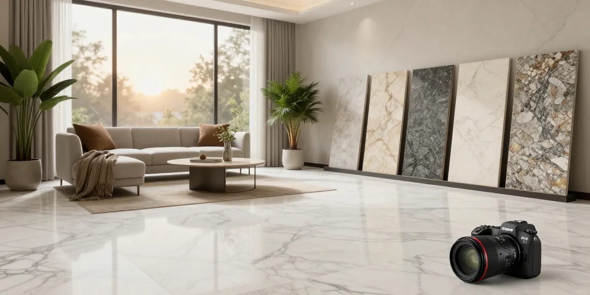 NAGA2000 showcasing premium marble flooring in an elegant home interior