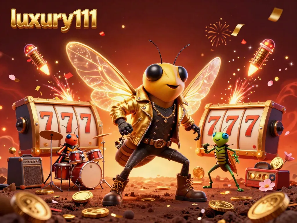 Engage in thrilling gaming with luxury111, featuring vibrant characters and dynamic slot reels.