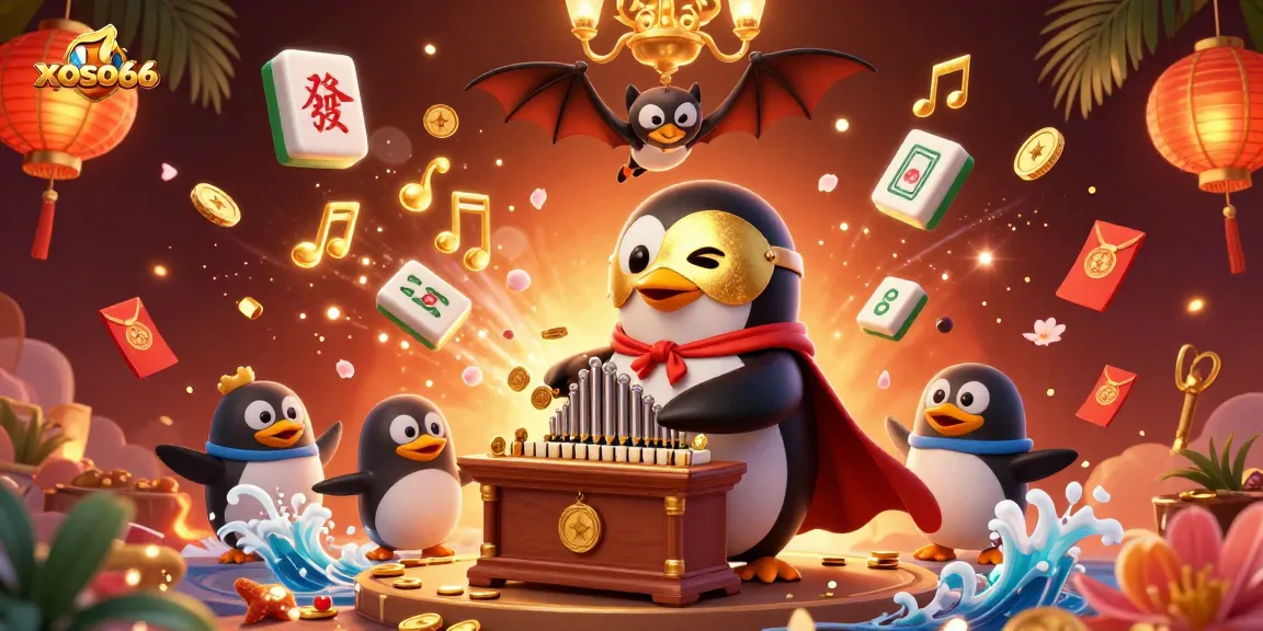 Experience the excitement of xoso66 with vibrant 3D gambling elements and a whimsical casino atmosphere.