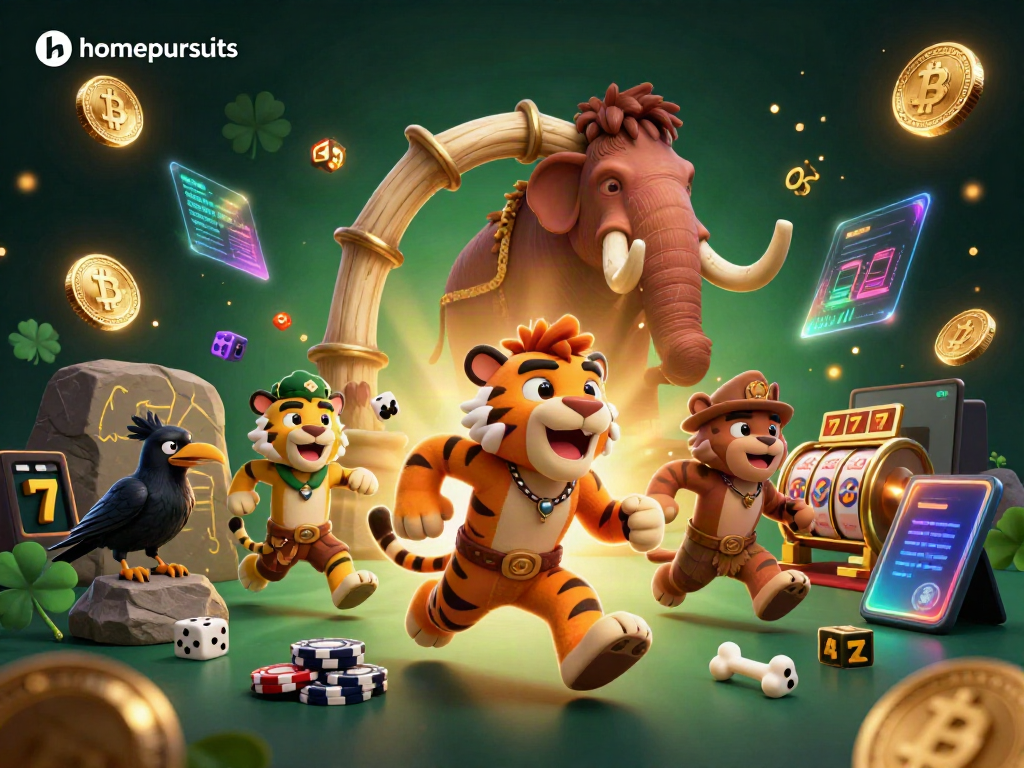 Menangkan jackpot dengan homepursuits sambil menikmati kasino prasejarah yang penuh dengan simbol dan koin.