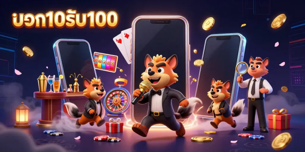 ฝาก10รับ100 เพลิดเพลินกับการเล่นคาสิโนออนไลน์แบบไม่มีความเสี่ยง