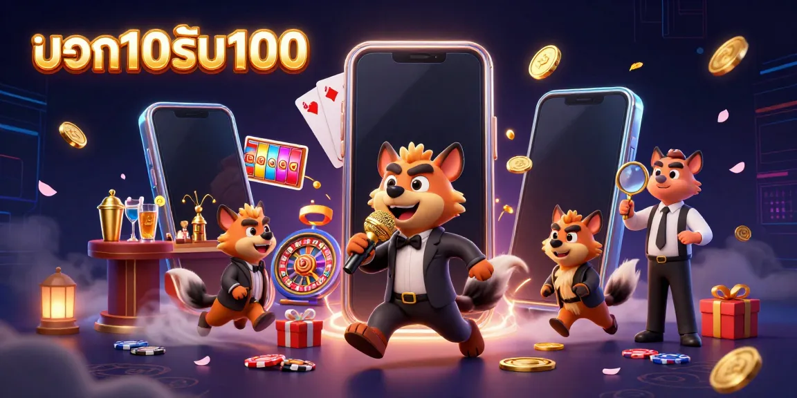 ฝาก10รับ100 เพลิดเพลินกับการเล่นคาสิโนออนไลน์แบบไม่มีความเสี่ยง