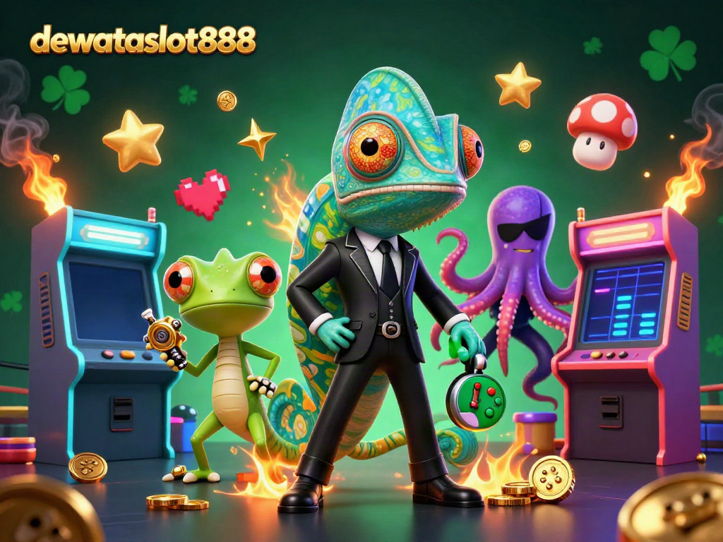 Persembahan slot gacor dari dewataslot888 bersama karakter kartun 3D yang menarik di dunia perjudian