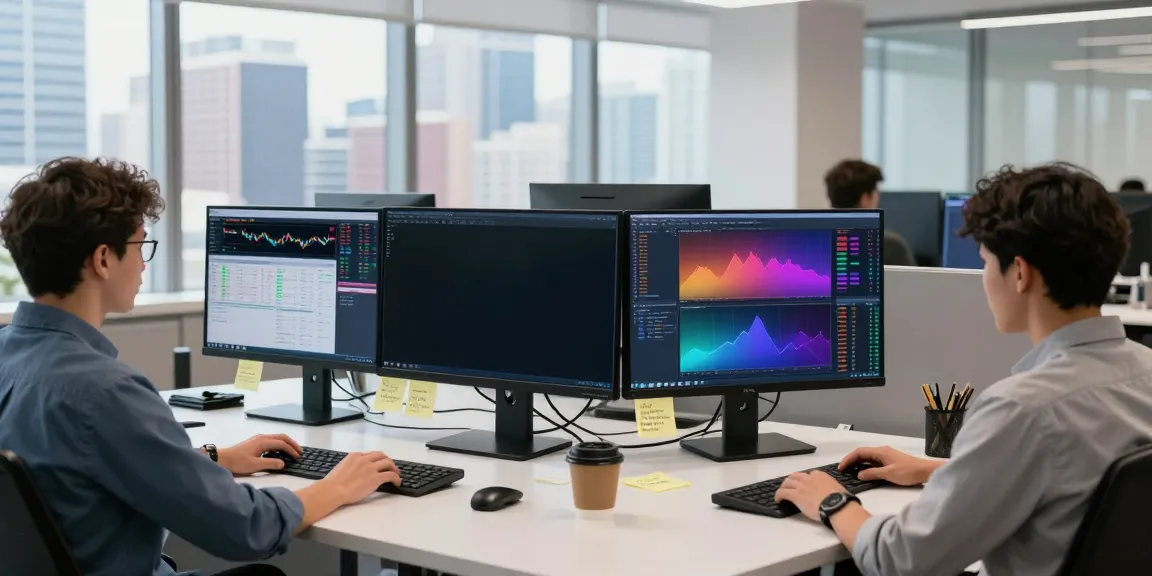 Dynamic TradingView trading workspace with multiple charts and analytics tools.