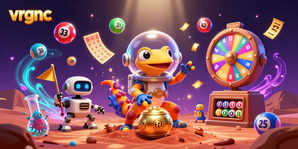 Engage in winning experiences at vrgnc with a colorful casino-themed extraterrestrial adventure.