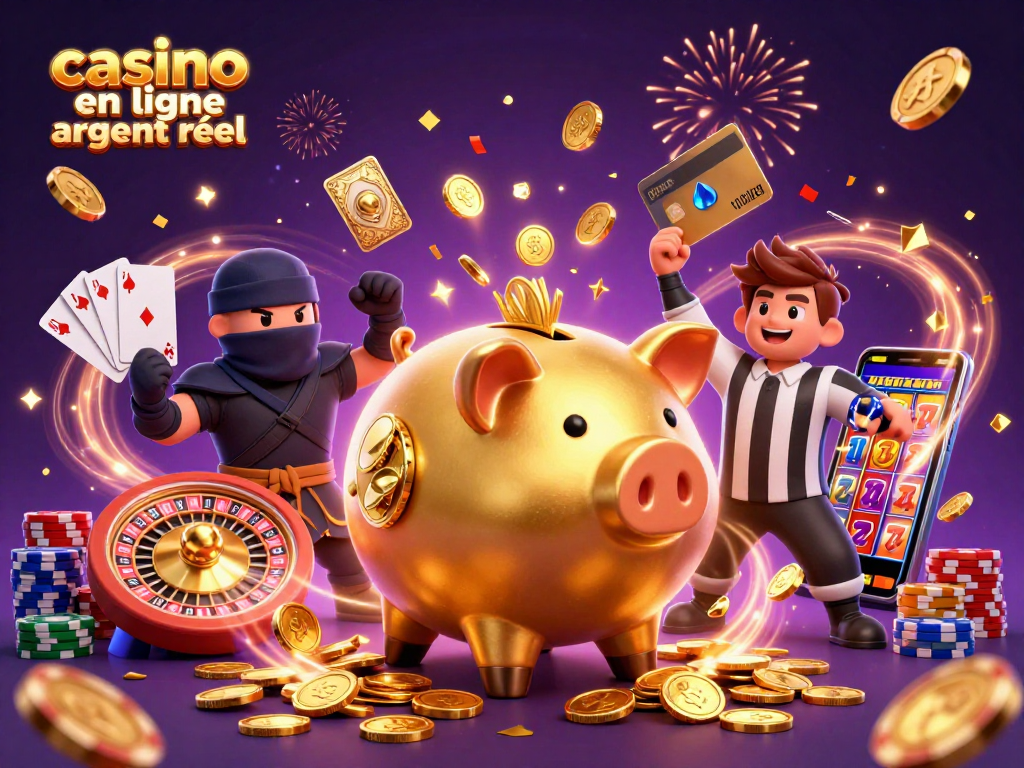 Gagnez en jouant sur un casino en ligne argent réel avec un combat spectaculaire entre un sumo et un ninja.