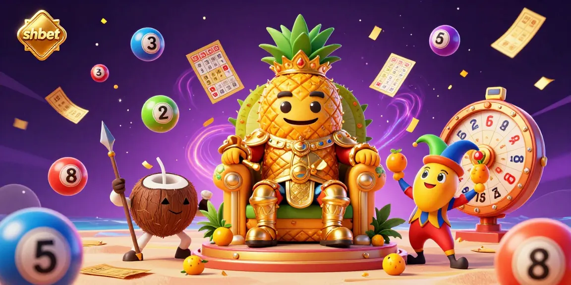 Engage with exciting shbet lottery games featuring vibrant colorful elements and characters in a magical casino scene.