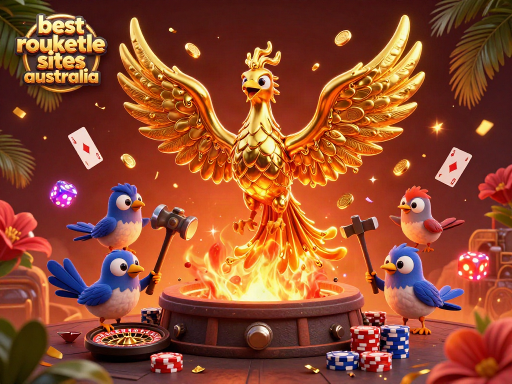 Experience the excitement at the best roulette sites Australia with vibrant colors and dynamic casino elements.