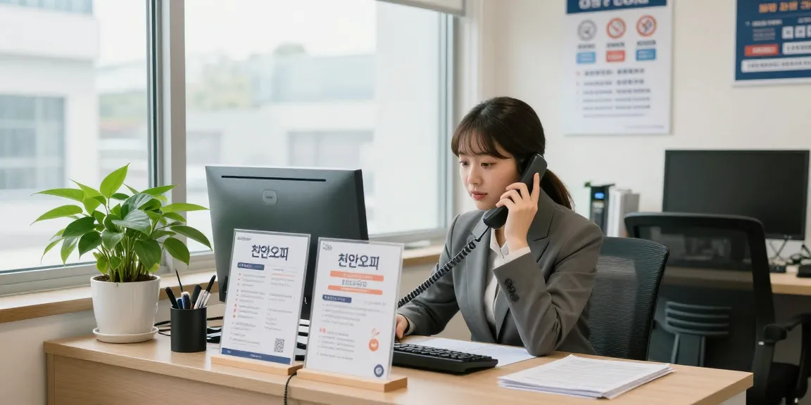 단밤오피의 천안오피 서비스에 대한 고객 상담을 진행하는 모습