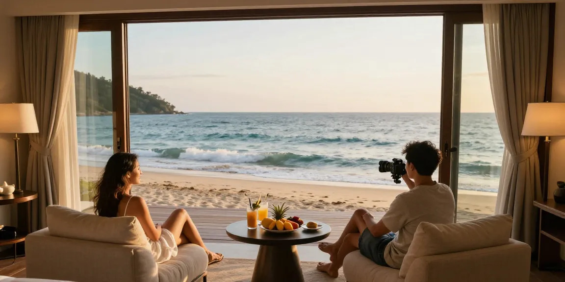 Experience relaxing 여수op services with ocean view in a serene setting.