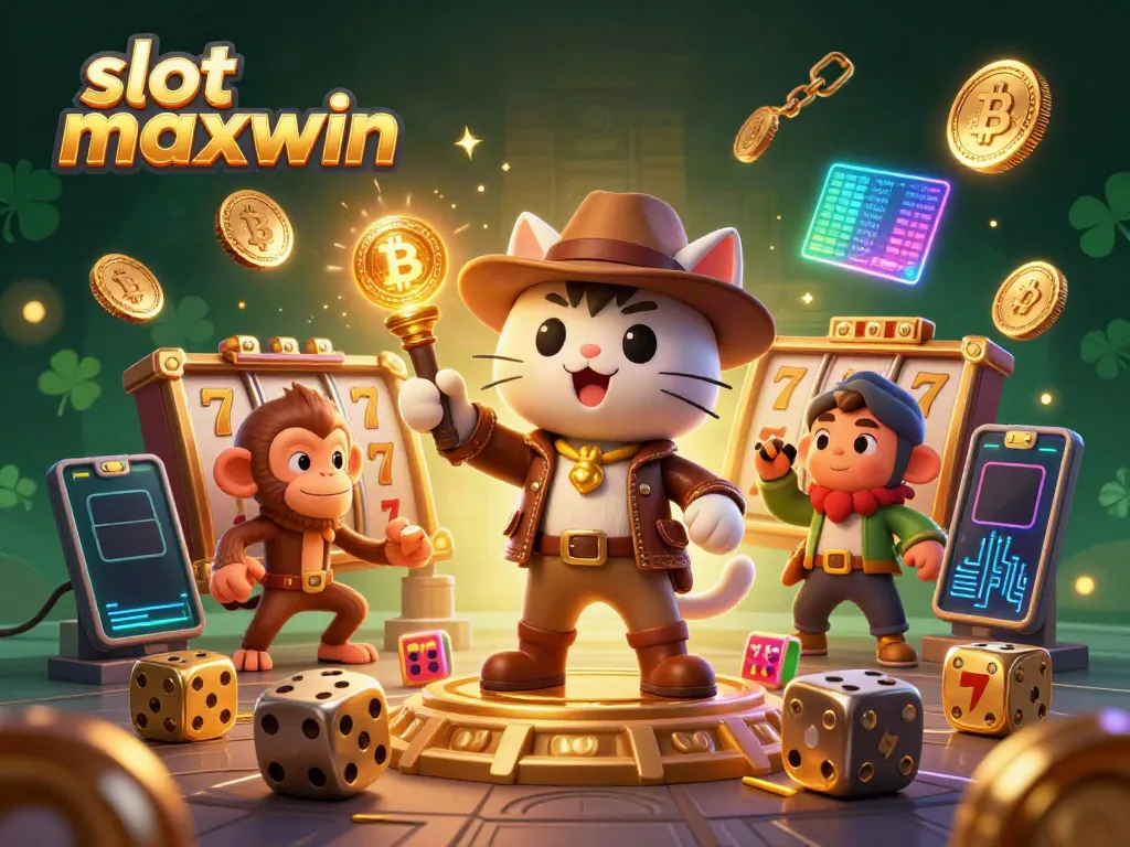 Menggunakan slot maxwin, penjelajah kucing menemukan artefak kasino emas yang berkilau.
