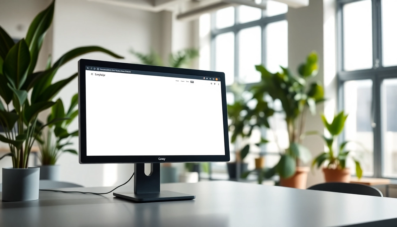 Impressive workspace of a website design agency Melbourne displaying modern design elements.